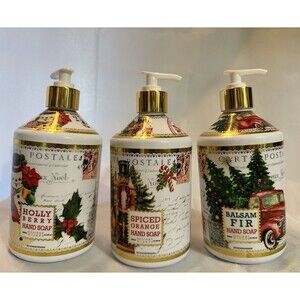 3 Home & Body Company Holiday Wishes 21.5oz HAND SOAP Berry Balsam Fir & Orange